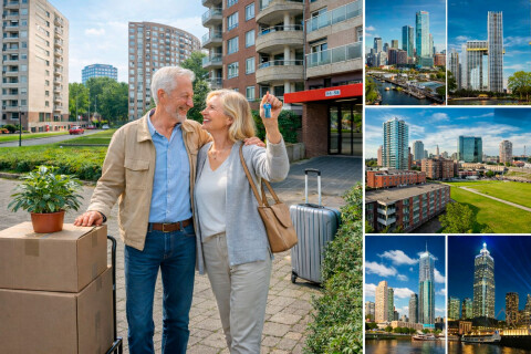 60 plussers die gelijkvloers willen gaan wonen helpen wij met het vinden van een nieuwe woning en de verkoop van hun eigen woning in Rotterdam en Kralingen