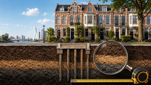 Woningen in Rotterdam hebben een funderingsletter: A, B, C, D of E. Vertrouw hier echter niet voor 100% op.